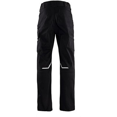 TROJAN Stretch Men’s Black Cargo Trousers