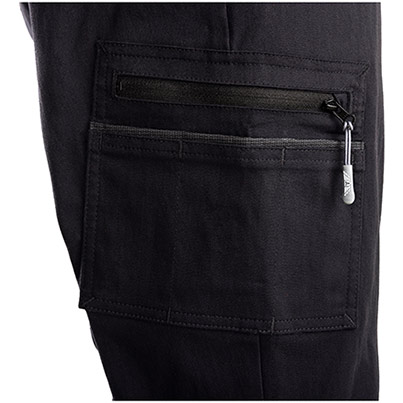 TROJAN Stretch Men’s Black Cargo Trousers