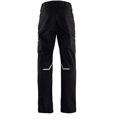 TROJAN Stretch Men’s Black Cargo Trousers