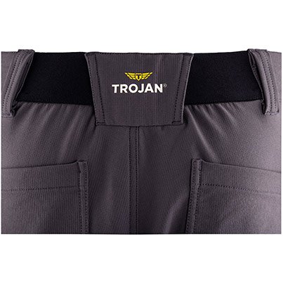 TROJAN Tech Men’s Grey Cargo Trousers with Holster Pockets