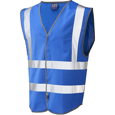 Leo Pilton Royal Blue Reflective Vest