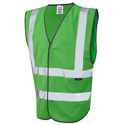 Leo Pilton Emerald Green Reflective Vest