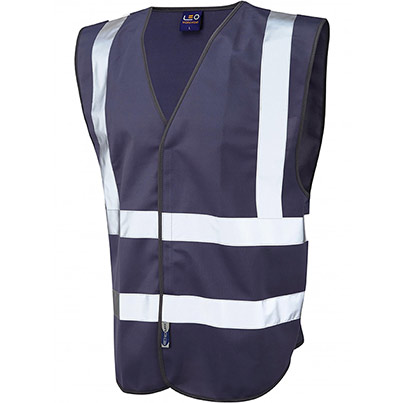 W05-NV Hi-Vis Waistcoat Navy