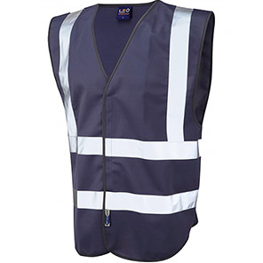 Leo Pilton Navy Reflective Vest 4XL