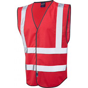 Leo Pilton Red Reflective Vest Leo Pilton Red Reflective Vest XL