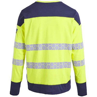 ProGARM Gen 2 TS255 Yellow Hi-Vis Arc-Flash Long-Sleeve T-Shirt