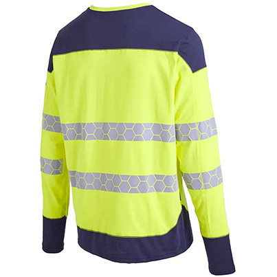 ProGARM Gen 2 TS255 Yellow Hi-Vis Arc-Flash Long-Sleeve T-Shirt