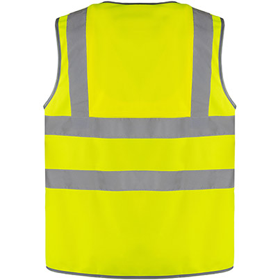 Arco Ultra Yellow Zip-Up Hi-Vis Vest