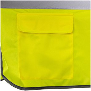 Arco Ultra Yellow Zip-Up Hi-Vis Vest
