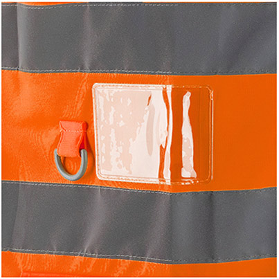 Arco Ultra Orange Zip-Up Hi-Vis Vest