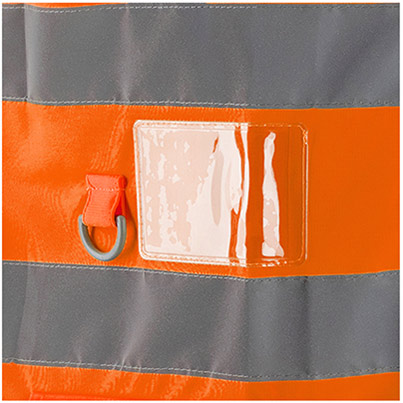 Arco Ultra Orange Zip-Up Hi-Vis Vest