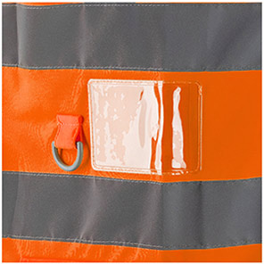 Arco Ultra Orange Zip-Up Hi-Vis Vest