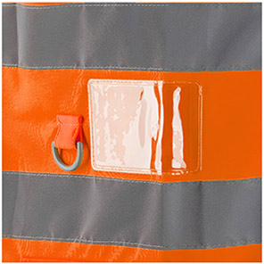 Arco Ultra Orange Zip-Up Hi-Vis Vest