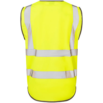 Leo Lynton Yellow Zip-Up Hi-Vis Vest
