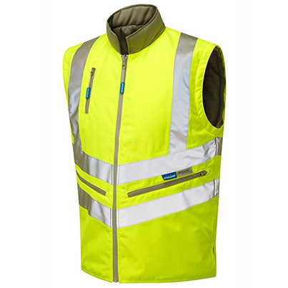 Pulsar P422-R Hi-Vis Bodywarmer Yellow