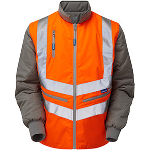 Pulsar PR498-R Hi-Vis Bodywarmer Orange
