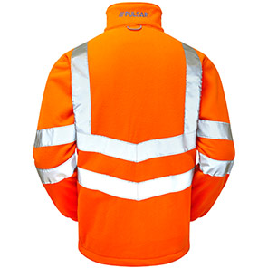 PULSAR PROTECT PR508-R Orange Interactive Hi-Vis Fleece Jacket