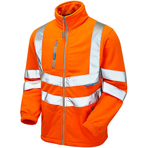 PULSAR PROTECT PR508-R Orange Interactive Hi-Vis Fleece Jacket
