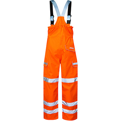 Pulsar PR504-R Hi-Vis Salopette Orange