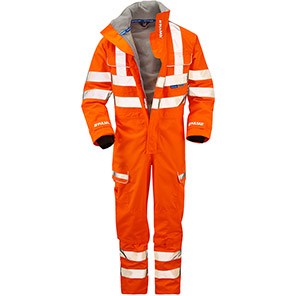 Pulsar PR505-R Hi-Vis Mesh Coverall Orange