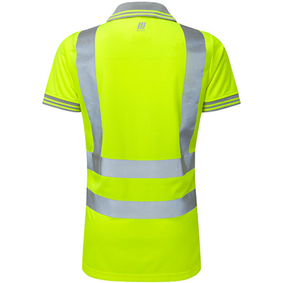 Pulsar P700-R Women's Hi-Vis Short Sleeve Polo Yellow