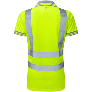 Pulsar P700-R Women's Hi-Vis Short Sleeve Polo Yellow