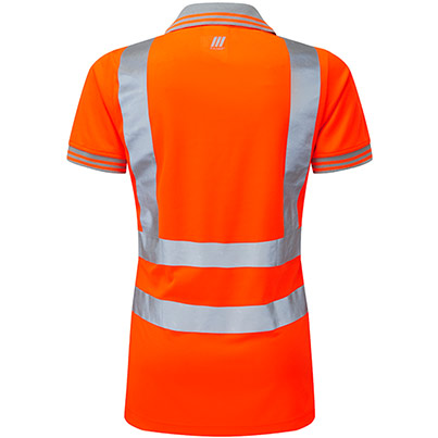 Pulsar PR701-R Women's Hi-Vis Short Sleeve Polo Orange