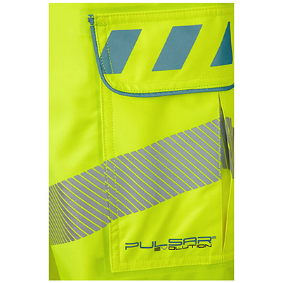 Pulsar EVO101-R Hi-Vis Overtrousers Yellow