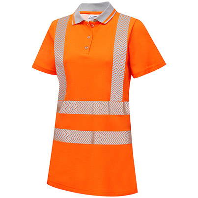PULSAR LIFE Women’s Orange Hi-Vis Polo Shirt