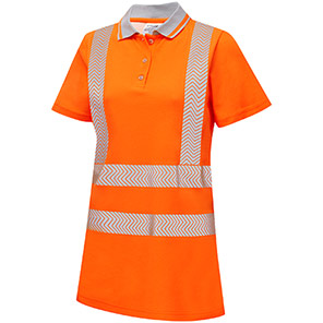 PULSAR LIFE Women’s Orange Hi-Vis Polo Shirt