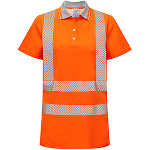 PULSAR LIFE Women’s Orange Hi-Vis Polo Shirt 26