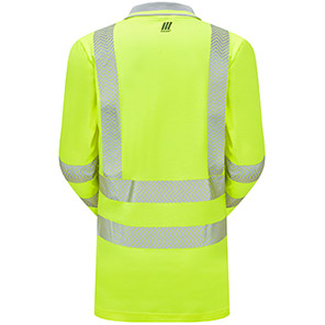 PULSAR LIFE Women’s Yellow Long-Sleeve Hi-Vis Polo Shirt