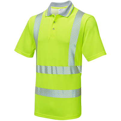 PULSAR LIFE Men’s Yellow Hi-Vis Polo Shirt
