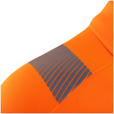 Arco Responsible Men’s Orange Long-Sleeve Hi-Vis Polo Shirt