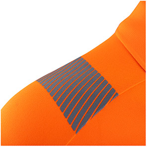 Arco Responsible Men’s Orange Long-Sleeve Hi-Vis Polo Shirt