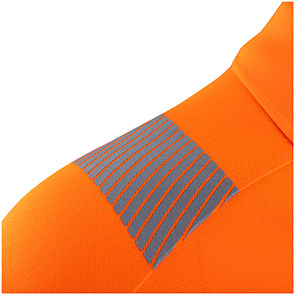Arco Responsible Men’s Orange Long-Sleeve Hi-Vis Polo Shirt