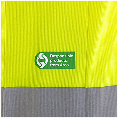 Arco Responsible Men’s Yellow Hi-Vis T-Shirt