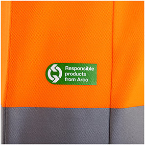 Arco Responsible Men’s Orange Hi-Vis T-Shirt