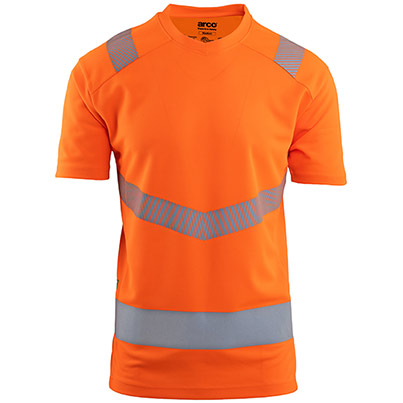 Arco Responsible Men’s Orange Hi-Vis T-Shirt