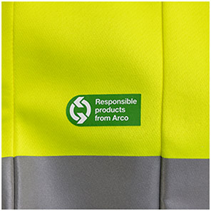 Arco Responsible Men’s Yellow Hi-Vis Sweatshirt
