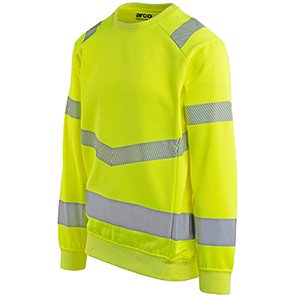 Arco Responsible Men’s Yellow Hi-Vis Sweatshirt