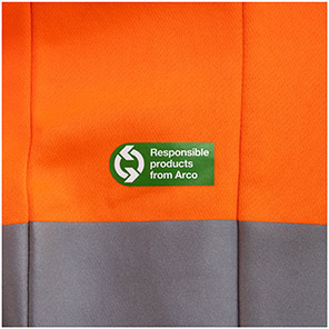 Arco Responsible Men’s Orange Hi-Vis Sweatshirt