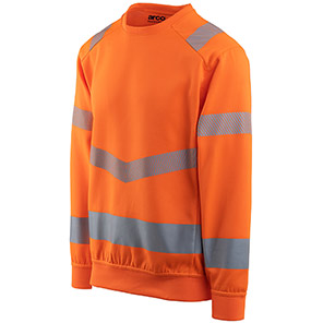 Arco Responsible Men’s Orange Hi-Vis Sweatshirt