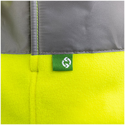 Arco Responsible Men’s Yellow Hi-Vis Fleece Jacket