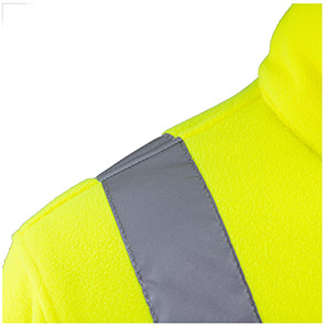 Arco Responsible Men’s Yellow Hi-Vis Fleece Jacket