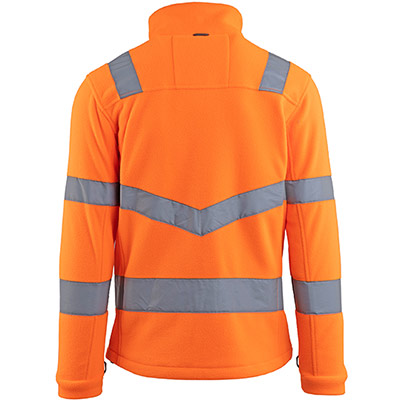 Arco Responsible Men’s Orange Hi-Vis Fleece Jacket