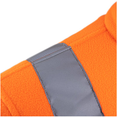 Arco Responsible Men’s Orange Hi-Vis Fleece Jacket