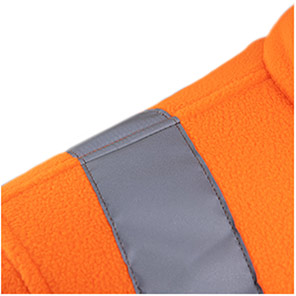 Arco Responsible Men’s Orange Hi-Vis Fleece Jacket