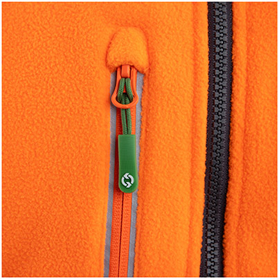 Arco Responsible Men’s Orange Hi-Vis Fleece Jacket