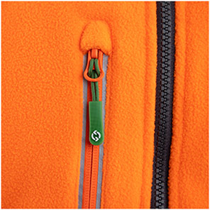 Arco Responsible Men’s Orange Hi-Vis Fleece Jacket